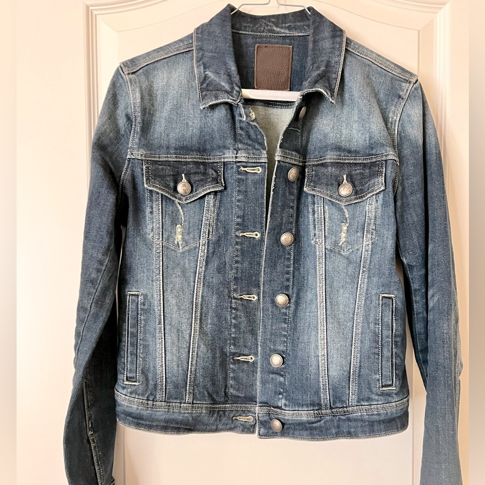 Dark wash denim jacket